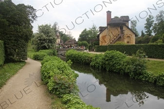 Queen's Hamlet (Hameau de la Reine) in the Gardens of Versailles at the Palace of Versailles (Château de Versailles) in Versailles