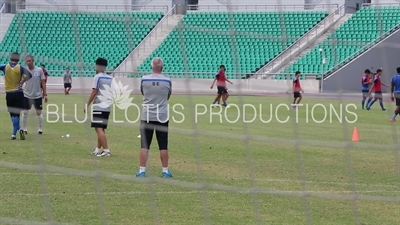 Sven Goran Eriksson at Guangzhou R&F (Rich and Force) Training Ground