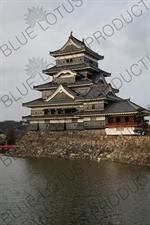 Keep (Tenshu/Tenshukaku) of Matsumoto Castle in Matsumoto