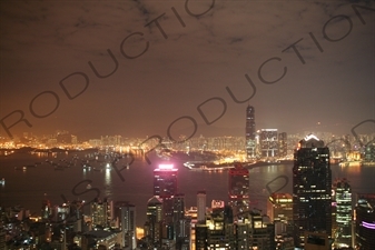 Hong Kong Island and Kowloon from Victoria Peak