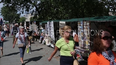 Seine Booksellers (Bouquinistes) in Paris