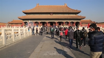 Palace of Heavenly Purity (Qianqing Gong) in the Forbidden City in Beijing