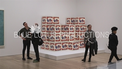 'Brillo Boxes' on Display in the 'Andy Warhol - From A to B and Back Again' Exhibition at the Whitney in New York City