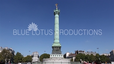 July Column (Colonne de Juillet) in Bastille Square (Place de la Bastille) in Paris