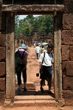 Eastern Entrance to Banyeay Srei in Angkor