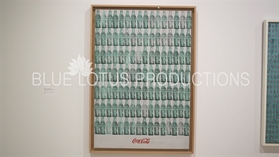'Green Coca-Cola Bottles' on Display in the 'Andy Warhol - From A to B and Back Again' Exhibition at the Whitney in New York City