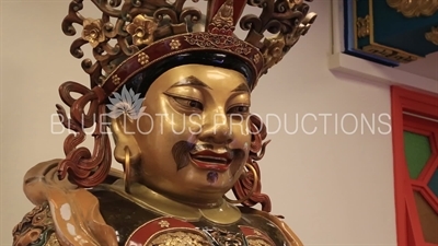 One of the Four Heavenly Kings/Celestial Guardians (Chi Guo) in the Po Lin Monastery on Lantau Island