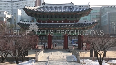 Rear of Honghwa Gate (Honghwamun) at Changgyeong Palace (Changgyeonggung) in Seoul