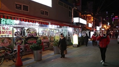 People on Busan Street