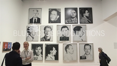 'Most Wanted Men' Artwork on Display in the 'Andy Warhol - From A to B and Back Again' Exhibition at the Whitney in New York City