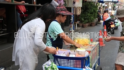 Food Stall in the Nana Area of Bangkok