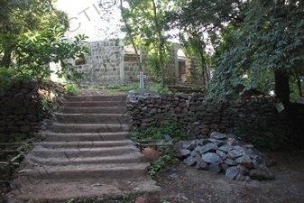 Church next to Lake Tana