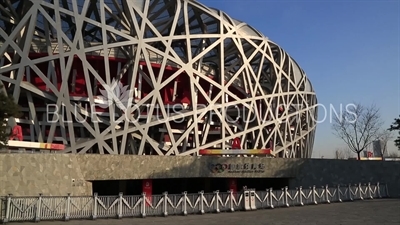 Bird's Nest/National Stadium (Niaochao/Guojia Tiyuchang) in the Olympic Park in Beijing