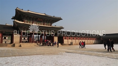 Geunjeong Gate (Geunjeongmun) at Gyeongbok Palace (Gyeongbokgung) in Seoul