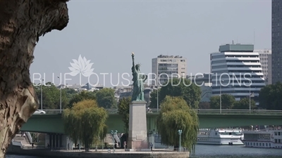 Isle of Swans (Île aux Cygnes) Replica of the Statue of Liberty in Paris