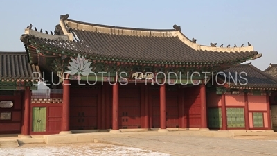 Yuhwa Gate (Yuhwamun) at Gyeongbok Palace (Gyeongbokgung) in Seoul