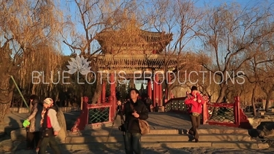 Pavilion of Heralding Spring (Zhi Chun Ting) in the Summer Palace in Beijing