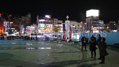 Exterior Plaza of Busan Train Station