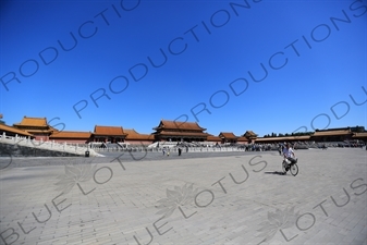 Gate of Supreme Harmony (Taihe Men) and the Inner Golden Water Bridge (Nei Jinshui Qiao) in the Forbidden City in Beijing