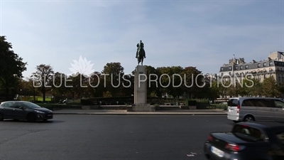 Marshal Ferdinand Foch Statue (Statue Equestre du Marechal Foch) in the Place du Trocadéro et du 11 Novembre in Paris