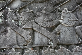 Sculptural Relief in Angkor Thom