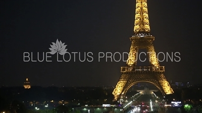 Eiffel Tower and the Dome des Invalides in Paris