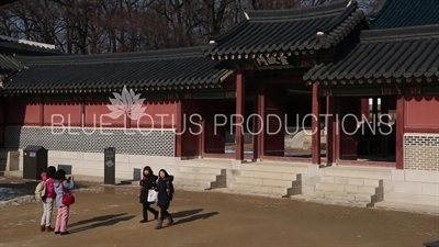 Seonjeong Gate (Seonjeongmun) at Changdeok Palace (Changdeokgung) in Seoul