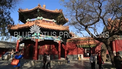 West Tablet Pavilion (Xi Beiting) in the Lama Temple in Beijing