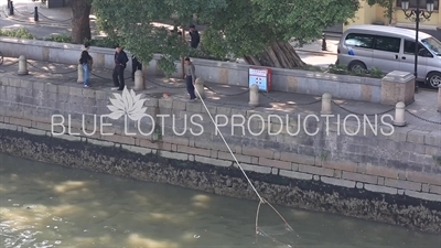 Fisherman on Shamian Island in Guangzhou