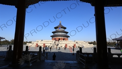 Hall of Prayer for Good Harvests (Qi Nian Dian) in the Temple of Heaven (Tiantan) in Beijing