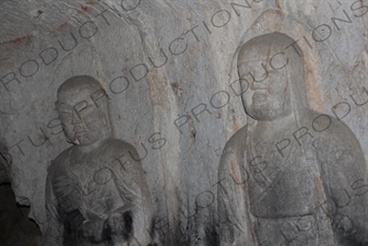 Buddhist Relief Carvings in Feilai Feng/Flying Peak Grottoes (Feilai Feng Shike) near West Lake (Xihu) in Hangzhou