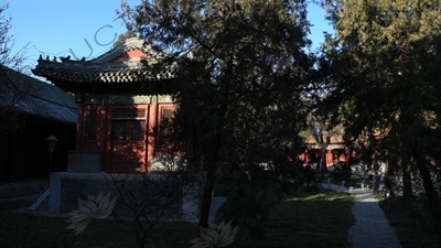 Pavilion in the Grounds of the Imperial College (Guozijian) in Beijing