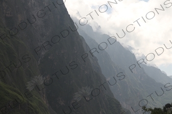 Hills around the Jinsha River in the Tiger Leaping Gorge (Hu Tiao Xia) Scenic Area