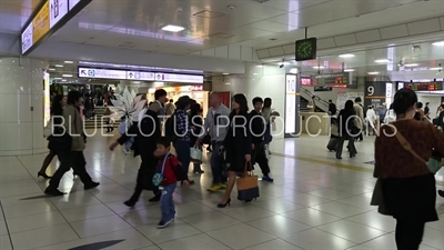 Interior of Tokyo Train Station