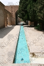 Jub (Canal) Carrying Water through the Bagh-e Fin Garden in Kashan