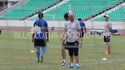 Sven Goran Eriksson at Guangzhou R&F (Rich and Force) Training Ground