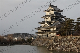 Keep (Tenshu/Tenshukaku) of Matsumoto Castle in Matsumoto