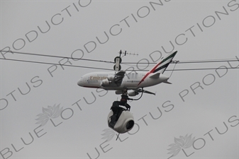 Emirates Spider-Cam on Philippe Chatrier Court at the French Open/Roland Garros in Paris