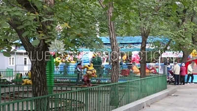 Amusement Park Area of the Temple of the Sun Park (Ritan Gongyuan) in Beijing