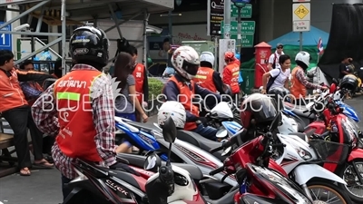 Bangkok Motorcycle Taxis