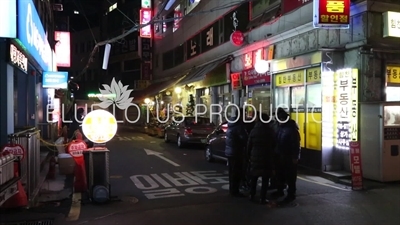 Seoul Street at Night