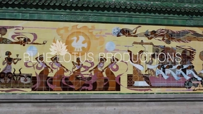 'Praying to the Sun' Mural in the Temple of the Sun Park (Ritan Gongyuan) in Beijing