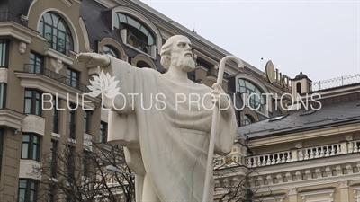 Statue of St. Andrey in Kiev