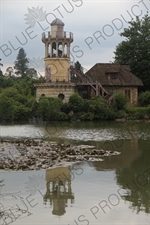 'Tour de Marlborough' in the Queen's Hamlet (Hameau de la Reine) in the Gardens of Versailles at the Palace of Versailles (Château de Versailles) in Versailles