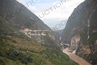 Jinsha River in the Tiger Leaping Gorge (Hu Tiao Xia) Scenic Area