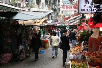 Street Market in Hong Kong