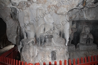 Buddhist Relief Carvings in Feilai Feng/Flying Peak Grottoes (Feilai Feng Shike) near West Lake (Xihu) in Hangzhou