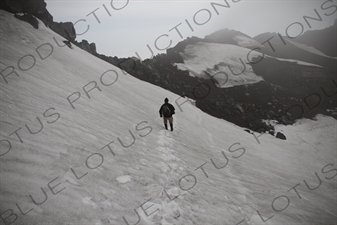 Crater of Mount Fuji