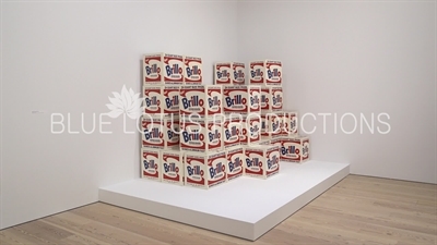 'Brillo Boxes' on Display in the 'Andy Warhol - From A to B and Back Again' Exhibition at the Whitney in New York City