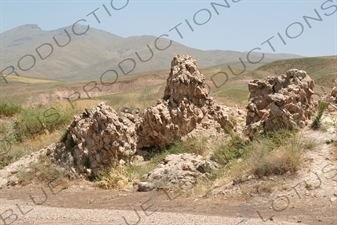 Ruined Buildings and Plains around Takht-e Soleyman